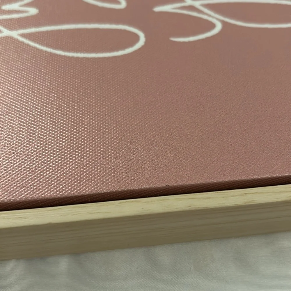 Pink Wall Art with Inspirational Quote - Picture 14 of 16